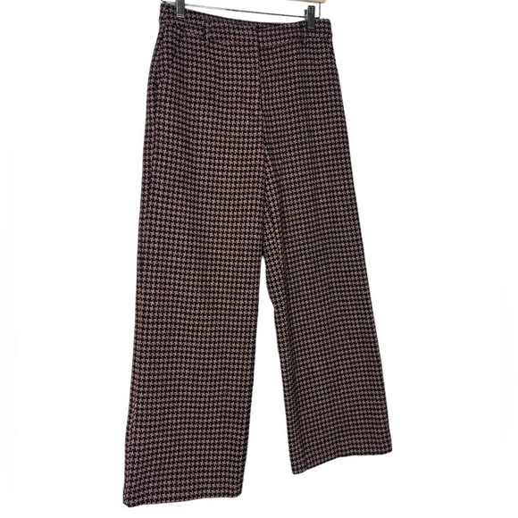 Modcloth informed ensemble houndstooth wide leg pants size 6 - Picture 4 of 8